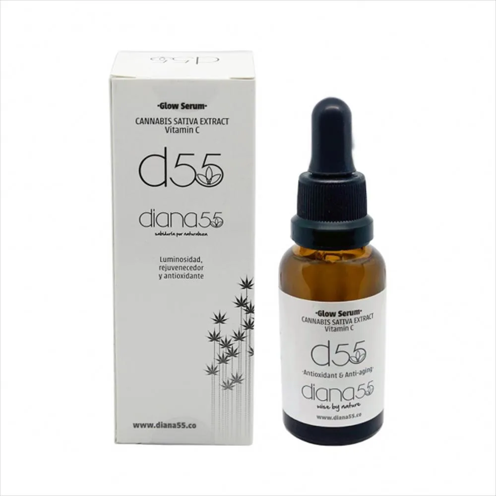 Glow Serum: El suero facial con extracto de cannabis sativa, vitamina C y ácido hialurónico que transforma tu piel